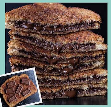 Grilled Cinnamon Chocolate Sandwich!