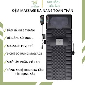 Đệm Massage Toàn Thân, Nệm Massage Hỗ Trợ Giảm Đau Nhức, Ghế Massage Phục Hồi Sức Khỏe, Goi Massage Co Vai Gay