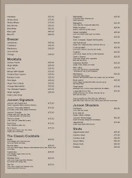 Junoon Bar & Kitchen menu 2