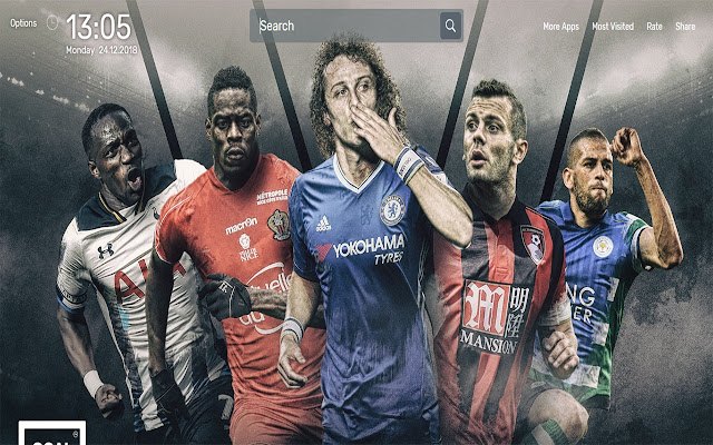 Premier League Wallpapers NewTab Theme