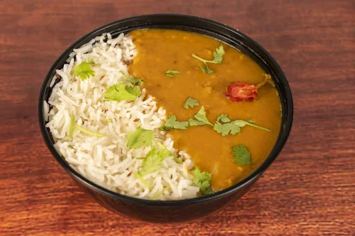 Punjabi Dal Tadka Bowl With Jeera Rice