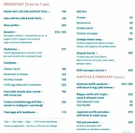 Cafe Holiday menu 1