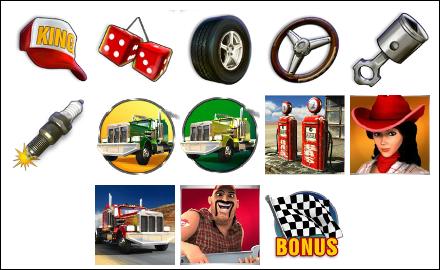 free Highway Kings Pro slot game symbols