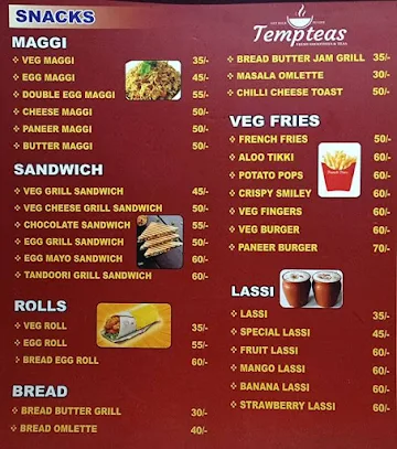 Chai Villa menu 