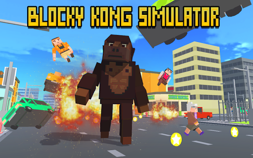 Blocky Gorilla Crazy Kong