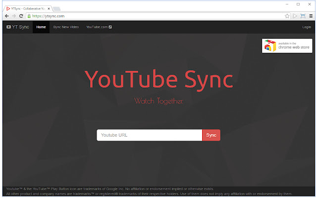 YTSync chrome extension