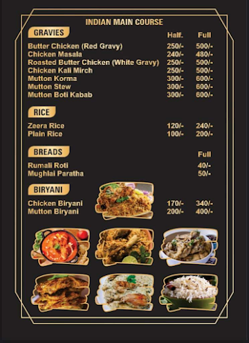 Dawat Tawaza menu 