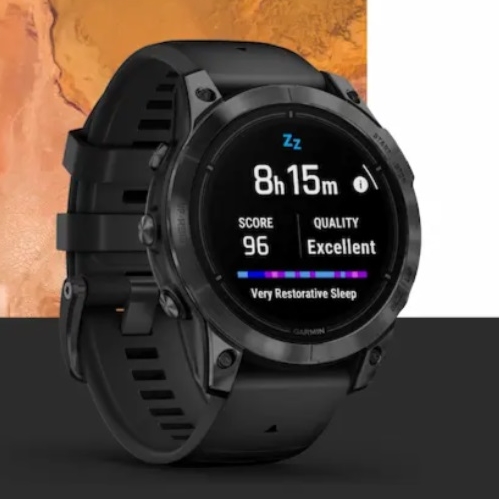 Garmin epix (Gen 2) sapphire edition smartwatch.