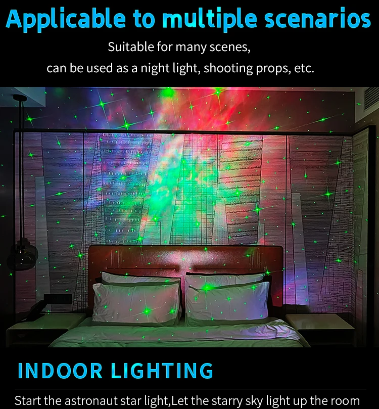 Title 8, Astronaut Starlight LED Luminous Bluetooth Spea...