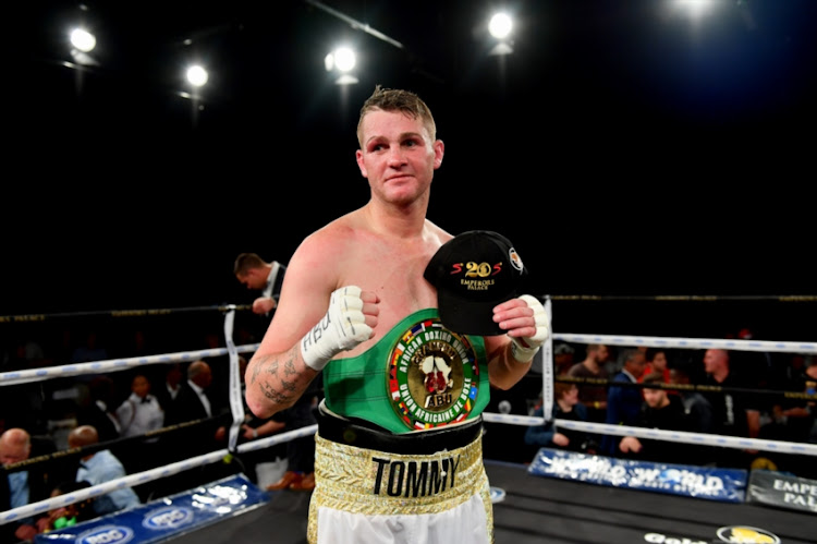 Tommy Oosthuizen during the Call to Glory Boxing event from Emperors Palace on September 01, 2018 in Johannesburg, South Africa.