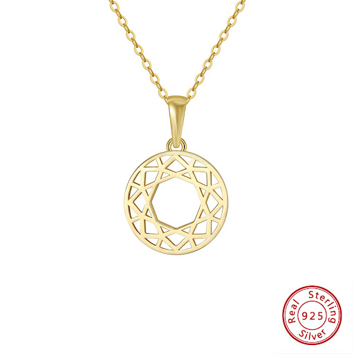 Title 6, Womens fashion hollowed-out geometric round pe...