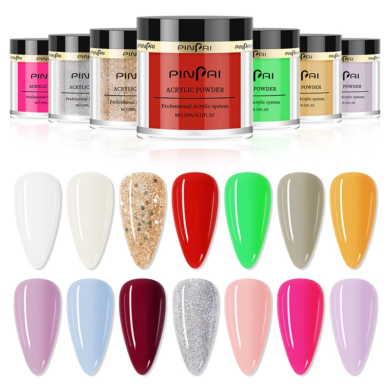 Extensor de Pó de Cristal para Unhas com Perfuração Adesiva