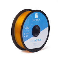 Translucent Orange MH Build Series PLA Filament - 1.75mm (1kg)