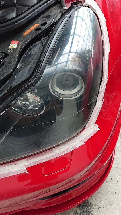CLSクーペの3Mヘッドライトコーティング・車売りたい・誰か買って～に関するカスタム事例の投稿画像4枚目