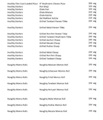 Thalis Bowls & More menu 