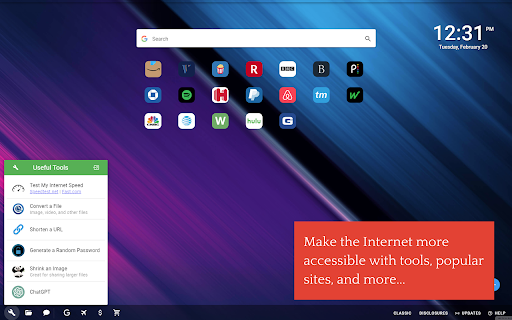 Best Homepage Ever: Chrome Tab Page Launcher