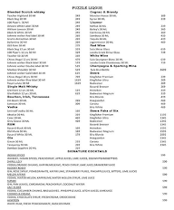 Puzzle Happening Lounge menu 3