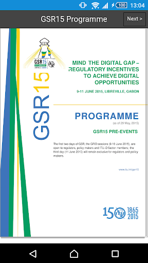 GSR15 Programme