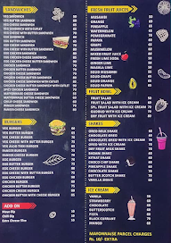 Prathu's Cafe menu 3
