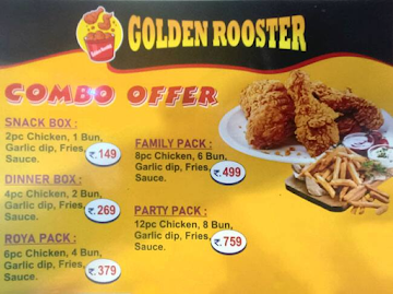 Golden Rooster menu 