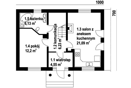 Miłosna - Rzut parteru