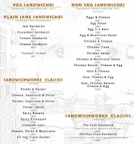 Sandwichworkz - The Fusion Street Cafe menu 7