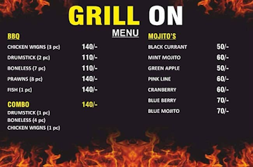 Grill On menu 