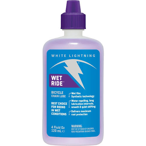 White Lightning Wet Ride Lube 4oz Drip