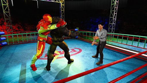 Superhero Wrestling Battle Arena Ring Fighting