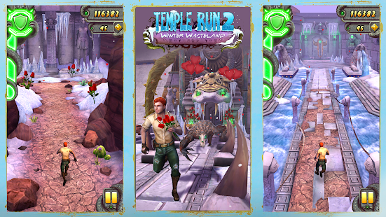 Temple Run 2 - Winter Wasteland Gameplay 