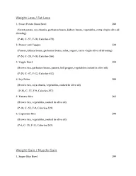 Eat To Fit menu 3