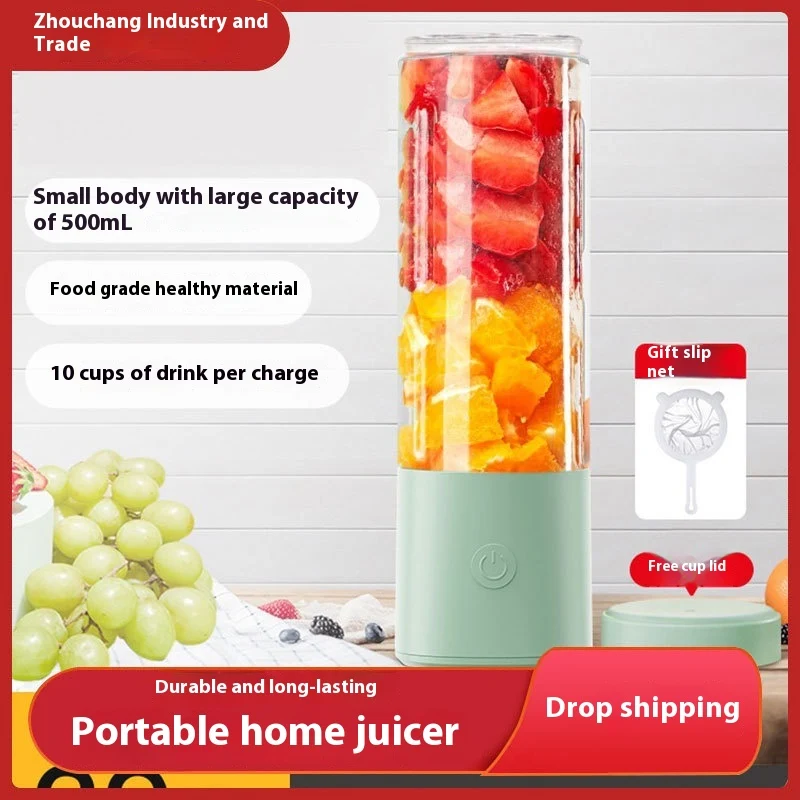 Portable Rechargeable Electric Juicer Cup. Vegetable and Fruit Multifunctional Mini Blender for fresh juices and smoothi