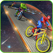 Impossible Superhero Hill Climb BMX Stunt Racing  Icon