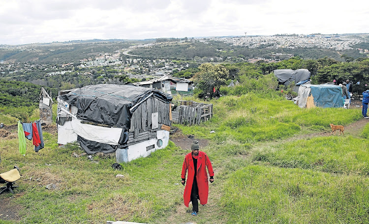 The suburb of Dorchester Heights is particularly peaceful and beautiful - but in its vicinity lies the Dochester Heights Squatter Camp, where residents drink water from the river stream near Hemingways Mall.