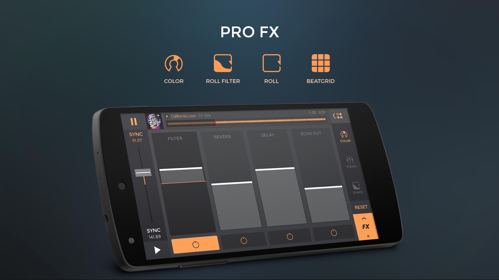    edjing PRO - Music DJ mixer- screenshot  