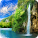 Cascade de la forêt live wallpaper icon