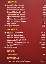 Paradise Biryani menu 2