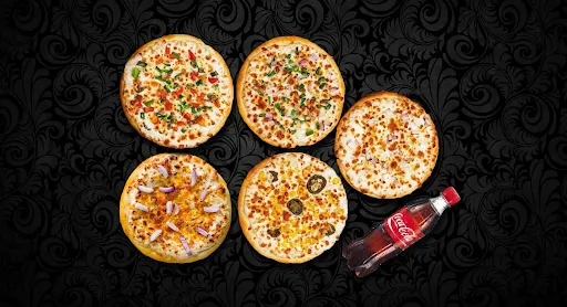 Party Pack Combo [5 Pizza With 1 Pepsi 750ml]