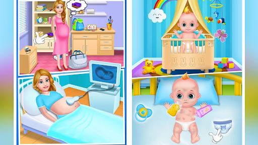 Screenshot newborn babyshower party game