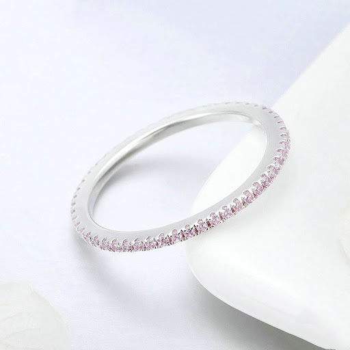 Title 4, S925 Silver Versatile Diamond Plated Ring. Time...