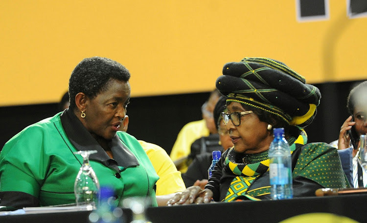 Bathabile Dlamini and Winnie Madikizela Mandela