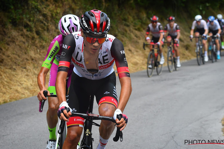 Juan Ayuso wordt als 19-jarige derde in de Vuelta: "Ongeloofelijk, wat een eer"