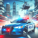 Icon Real Police Car Driving Duty