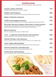 Layla's Shawarma & Middle Eastern Kitchen menu 2