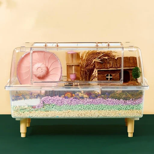 Extra Large Villa Hamster Rutin Chicken Pet Cage Breeding Cage Sugar Glider Cage 60 Landscape Cage Transparent