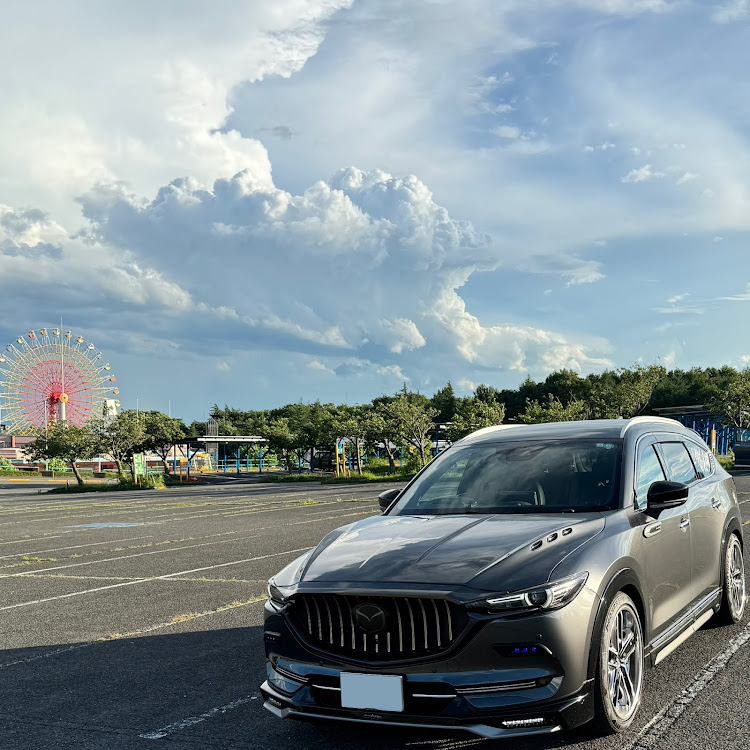CX-8の夏の家族旅行・大自然映え・豪邸映え・やっぱり素敵な車・那須最高！に関するカスタム事例の投稿画像1枚目
