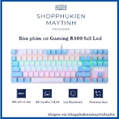 Bàn Phím Cơ Máy Tính Gaming K100 Pro Có Hotswap Full Led 7 Chế Độ Hiêu Ứng