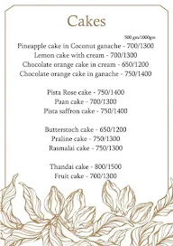 Briju's Patisserie menu 3