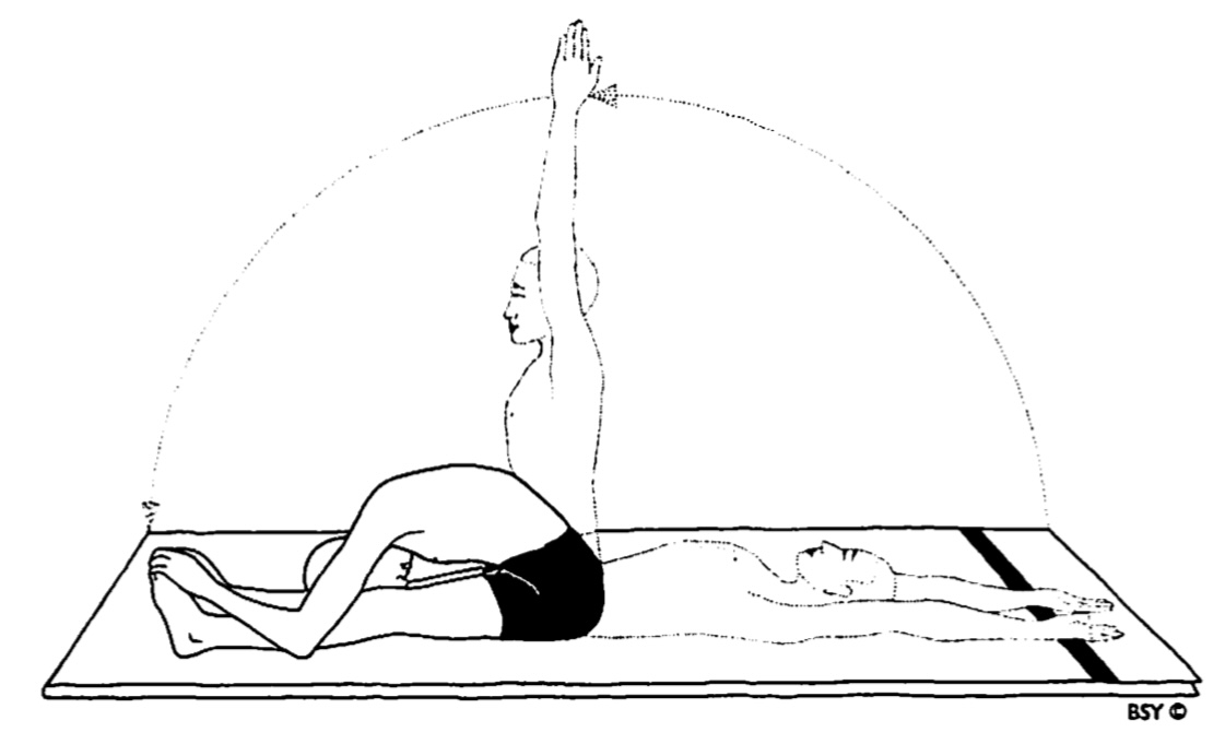 Paschimottanasana (back stretching pose)