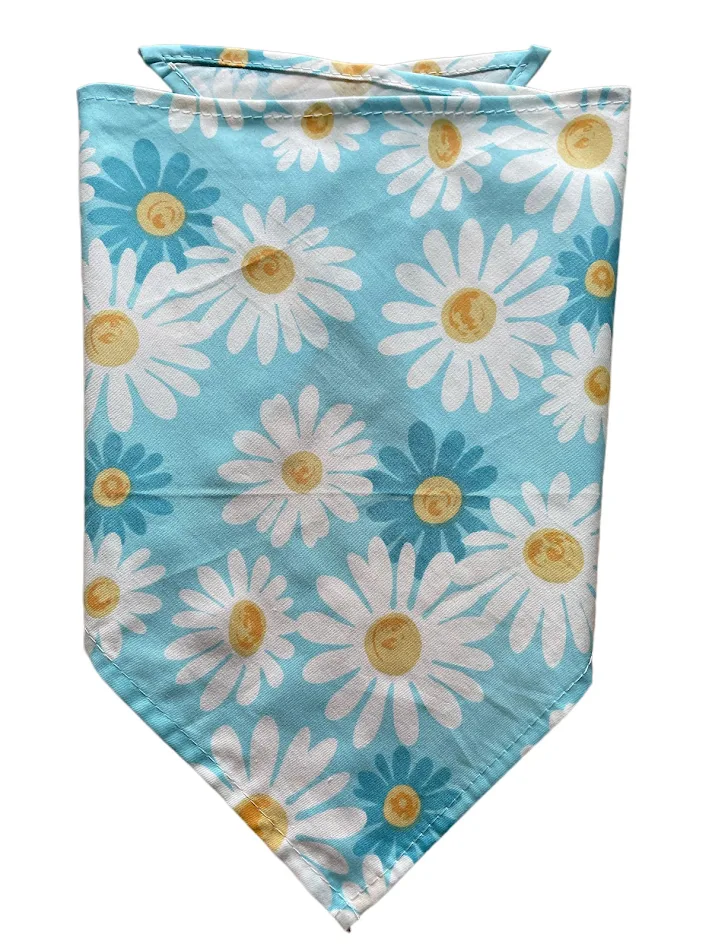 60pcs/lot Special making Spring Summer Flower Pet Dog Puppy cat cotton bandanas Collar scarf tie handkercheif Y716 cust